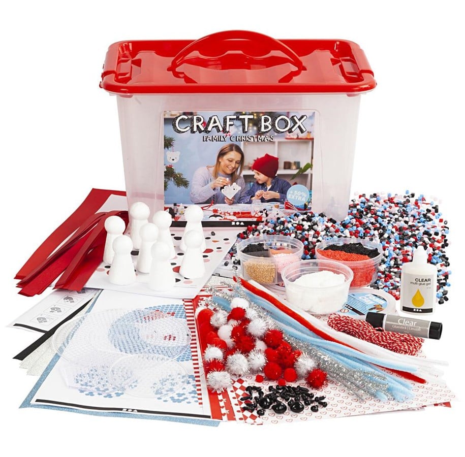 Kunst & Handwerk Ausstattung - Creativ Company Family Craft Box Christmas - 97051