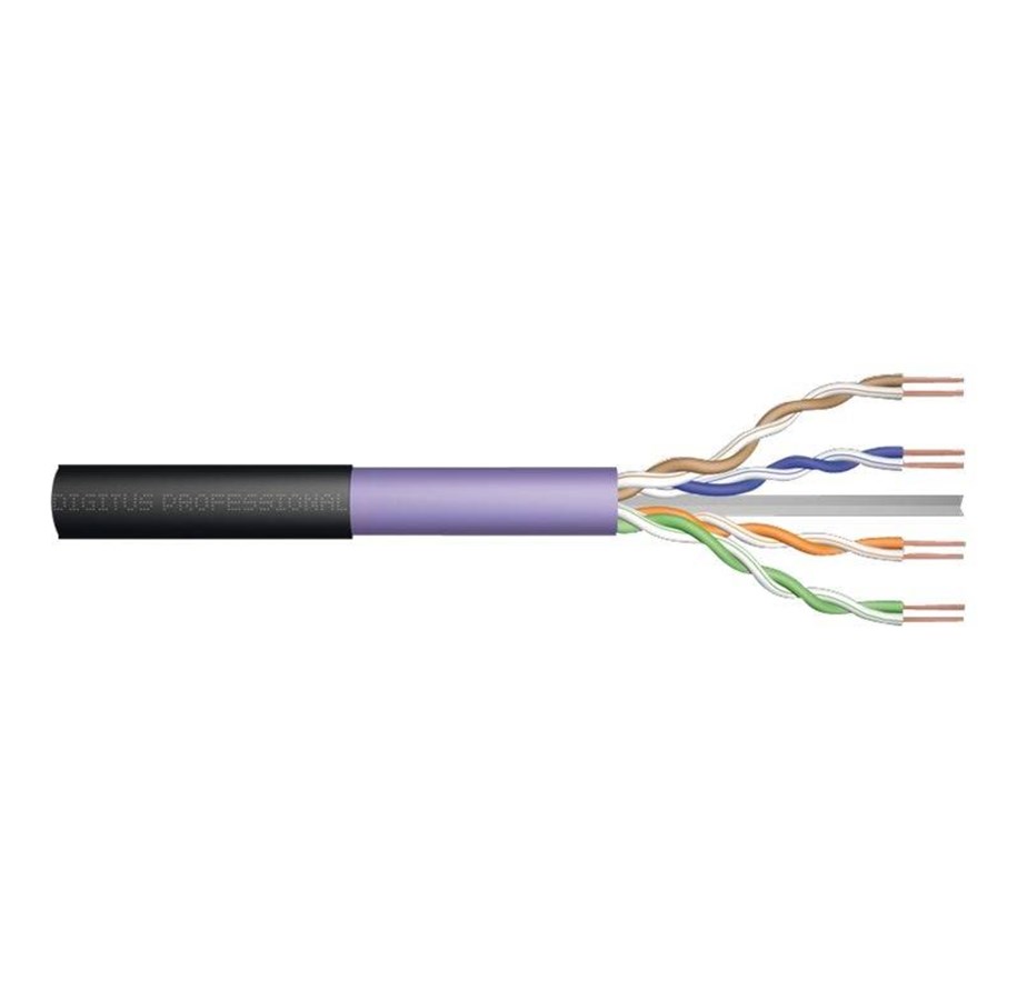 Netzwerk - Kabel - DIGITUS Professional Installation Cable - Schwarz - 500m - DK-1613-VH-5-OD