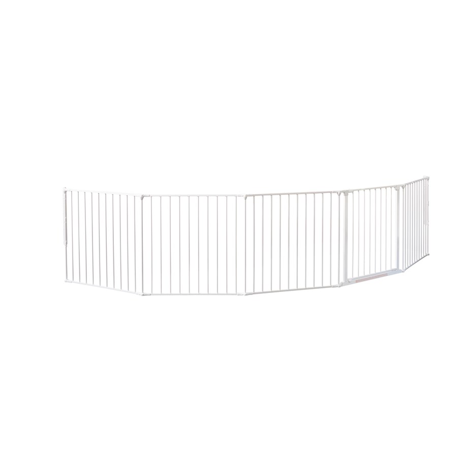 Babypflege - BabyDan Flex XXL Safety Gate White 278-350 cm - 56824-10400-10