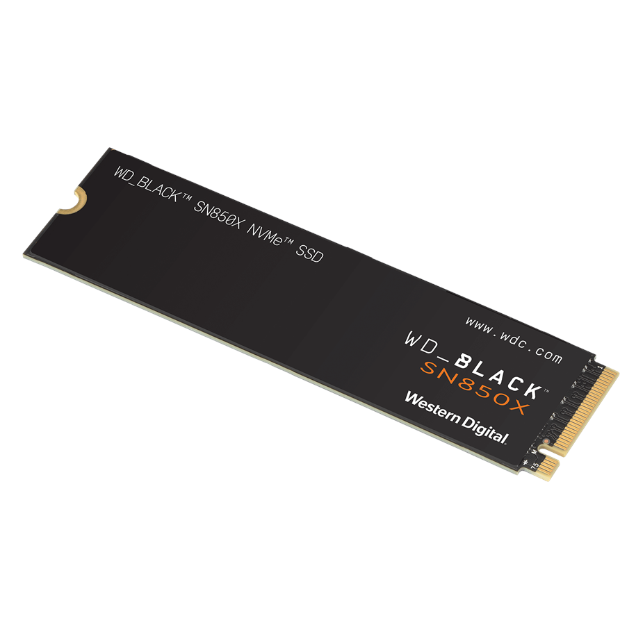 SSD - SANDISK WD Black SN850X SSD - 4TB - M.2 2280 - PCIe 4.0 - Ohne Kühlkörper - WDS400T2X0E
