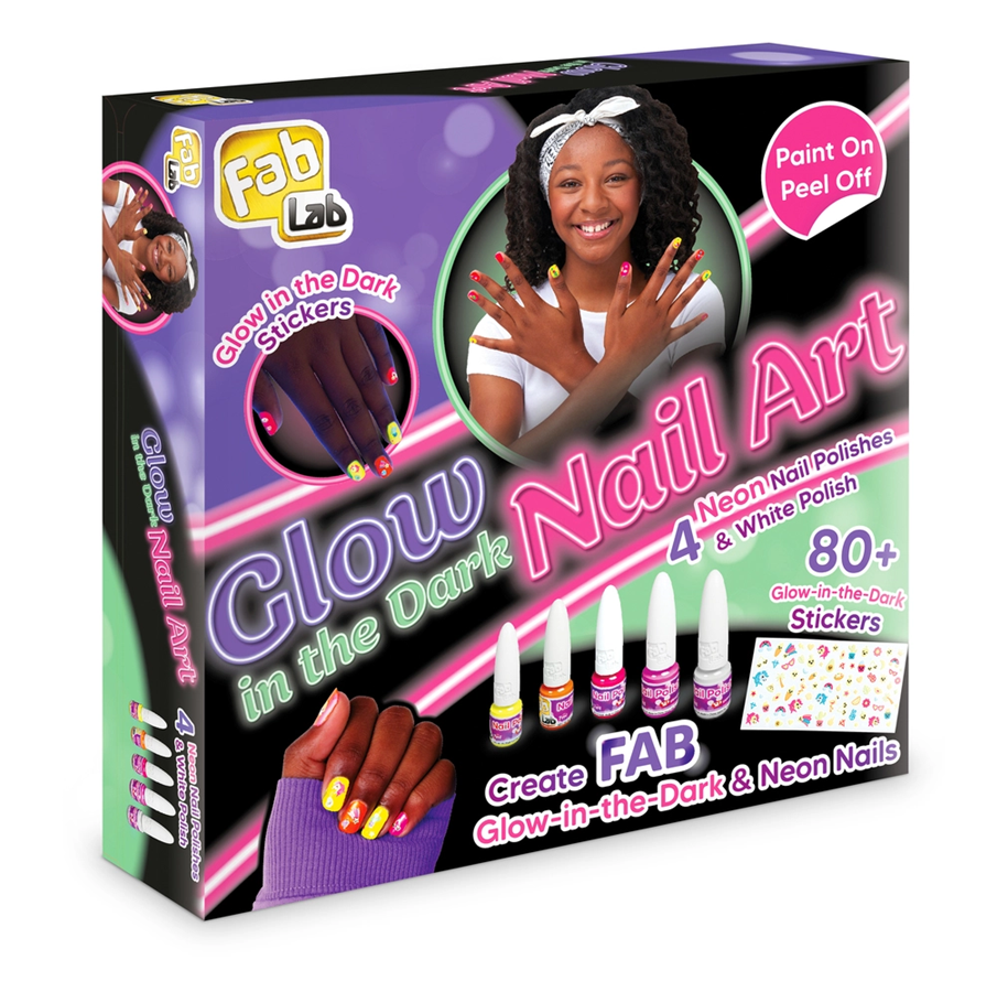 Kreativ-Spiele - Fab Lab Glow in the Dark Neon Nail Art - 30363