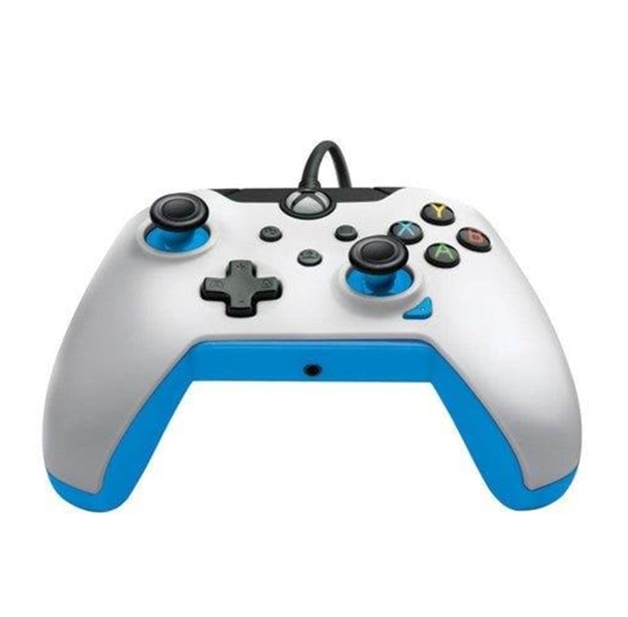Gaming Zubehör - PDP Wired Controller – Ion White & Blue - Wired Controller - Microsoft Xbox Series S - 049-012-WB