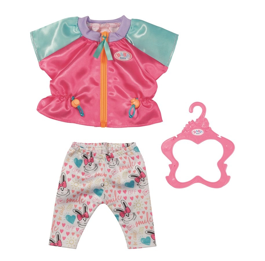Dolls & Accessories - Baby Born Casual Outfit Pink 43cm - 833605