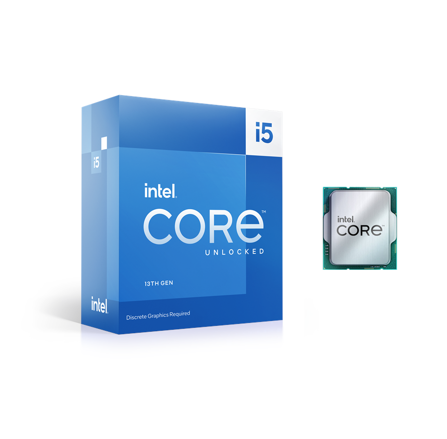 CPU - Intel Core i5-13600KF Raptor Lake CPU - 14 Kerne - 3.5 GHz - Intel LGA1700 - Intel Boxed (ohne Kühler) - BX8071513600KF