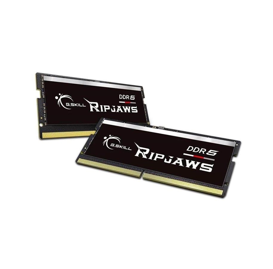 RAM - G.Skill Ripjaws SODIMM DDR5-4800 - 32GB - CL40 - Dual Channel (2 pcs) - Intel XMP - Schwarz - F5-4800S4039A16GX2-RS
