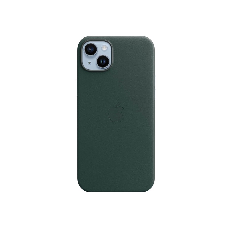Handys - Cover & Cases - Apple iPhone 14 Plus Leather Case with MagSafe - Forest Green - MPPA3ZM/A
