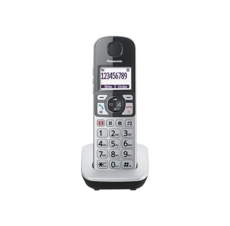 Telefone - Panasonic KX-TGQ500 - wireless digital phone - 3-way call capability *DEMO* - KX-TGQ500GS