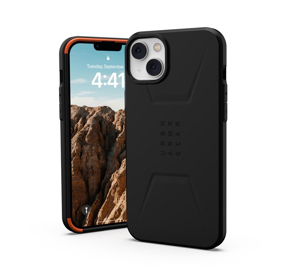 Handys - Cover & Cases - UAG Civilian MagSafe - black - iPhone 14 Plus - 114037114040