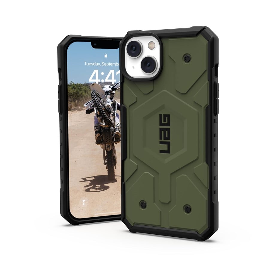 Handys - Cover & Cases - UAG Pathfinder MagSafe - olive - iPhone 14 Plus - 114053117272