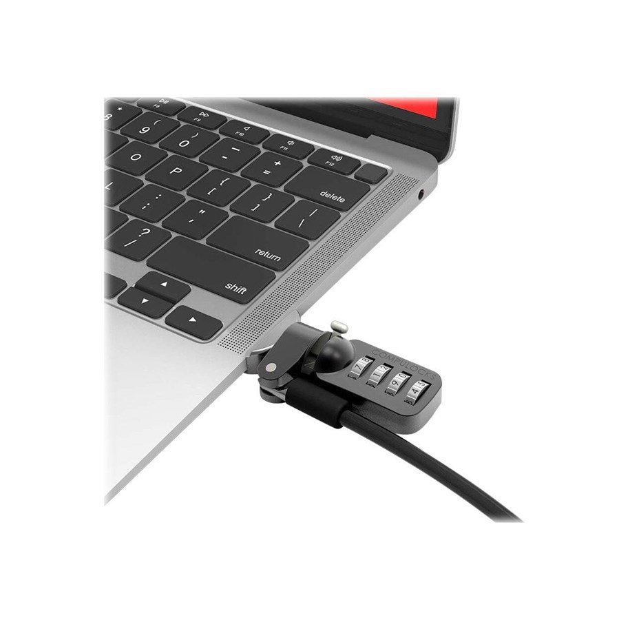 Systemzubehör - Compulocks MacBook Air M1 2020 Lock Adapter With Combination Lock - MBALDG03CL
