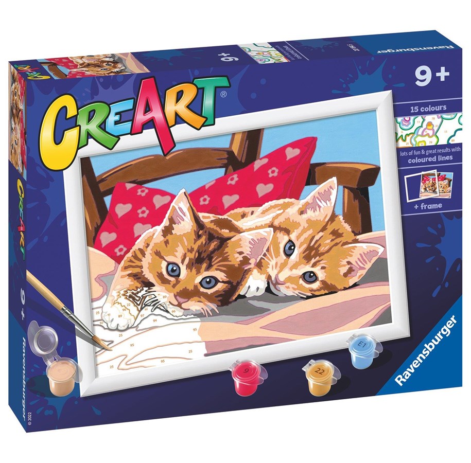 Kreativ-Spiele - CreArt Two Cuddly Cats - 11220194