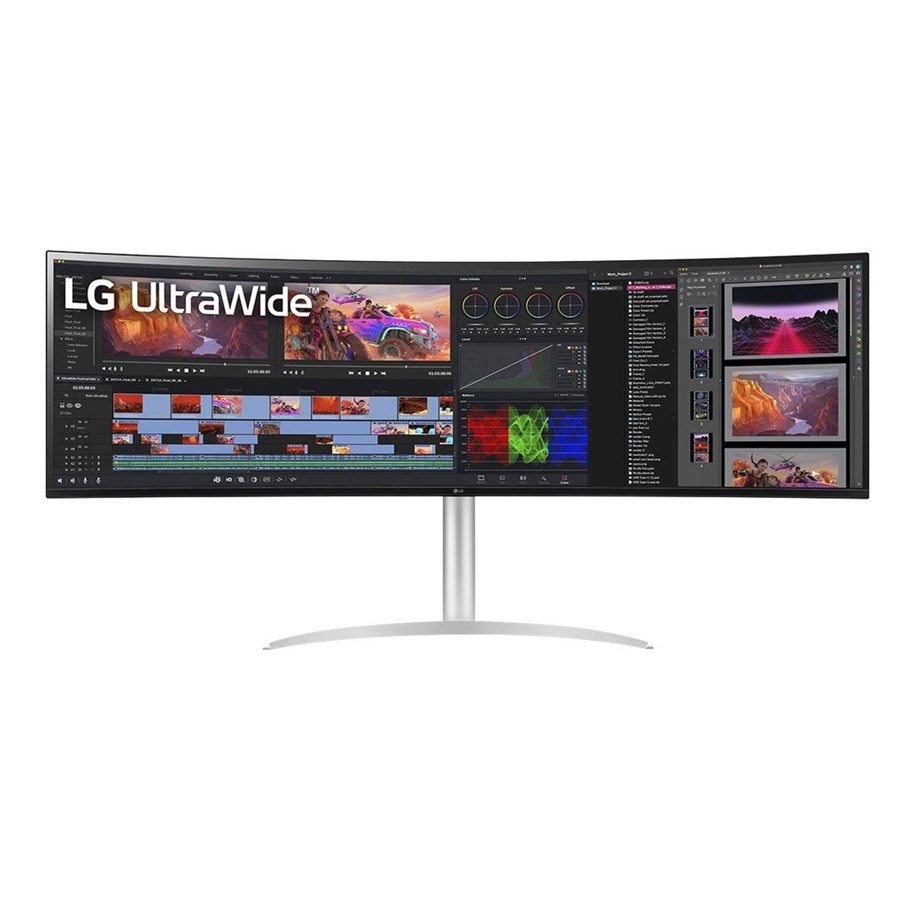 Monitor - 49" LG 49WQ95X-W - 5120x1440 - 144Hz - Nano IPS - 90W USB-C - 49WQ95X-W.AEU