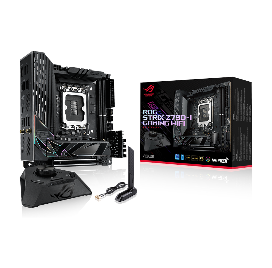 Mainboard - ASUS ROG STRIX Z790-I GAMING WIFI Mainboard - Intel Z790 - Intel LGA1700 - DDR5 RAM - Mini-ITX *DEMO* - 90MB1CM0-M0EAY0
