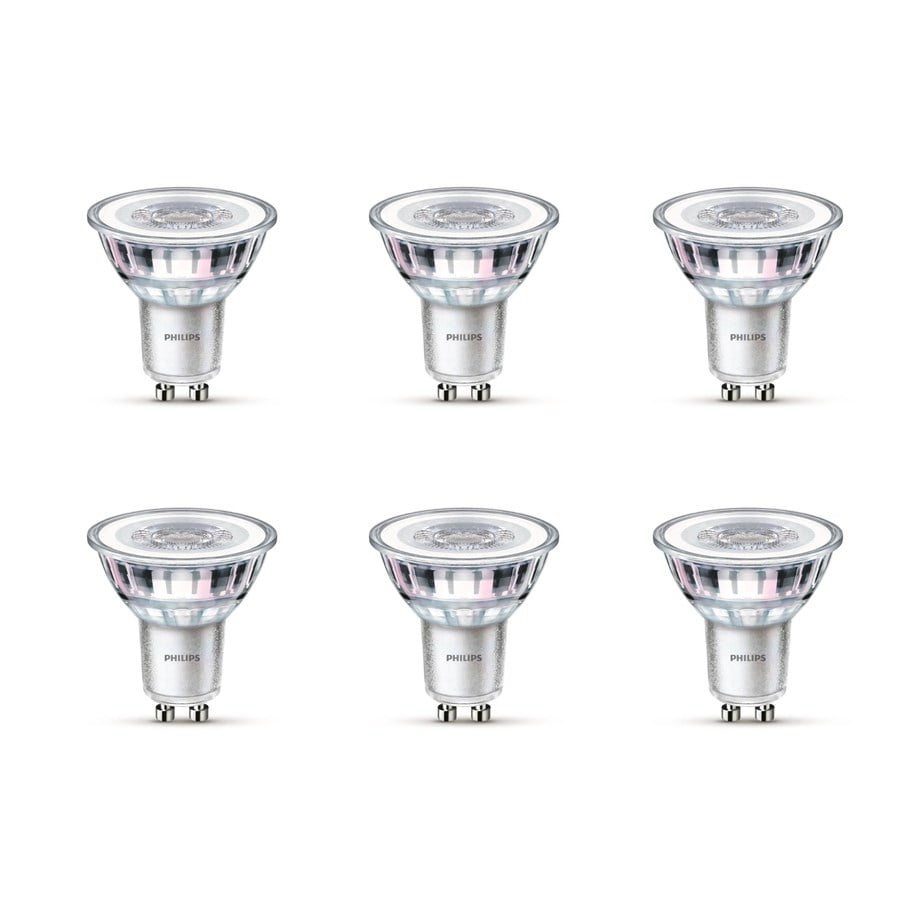 LED-Birnen - Philips LED-Lampe LEDClassic 4.6W/827 (50W) 6-pack GU10 - 929001215237