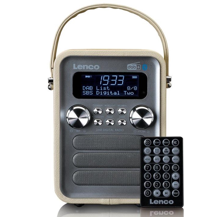 DAB, Netzwerk und Radiowecker - Lenco PDR-051TPSI - DAB/DAB+/FM - Stereo - PDR-051TPSI
