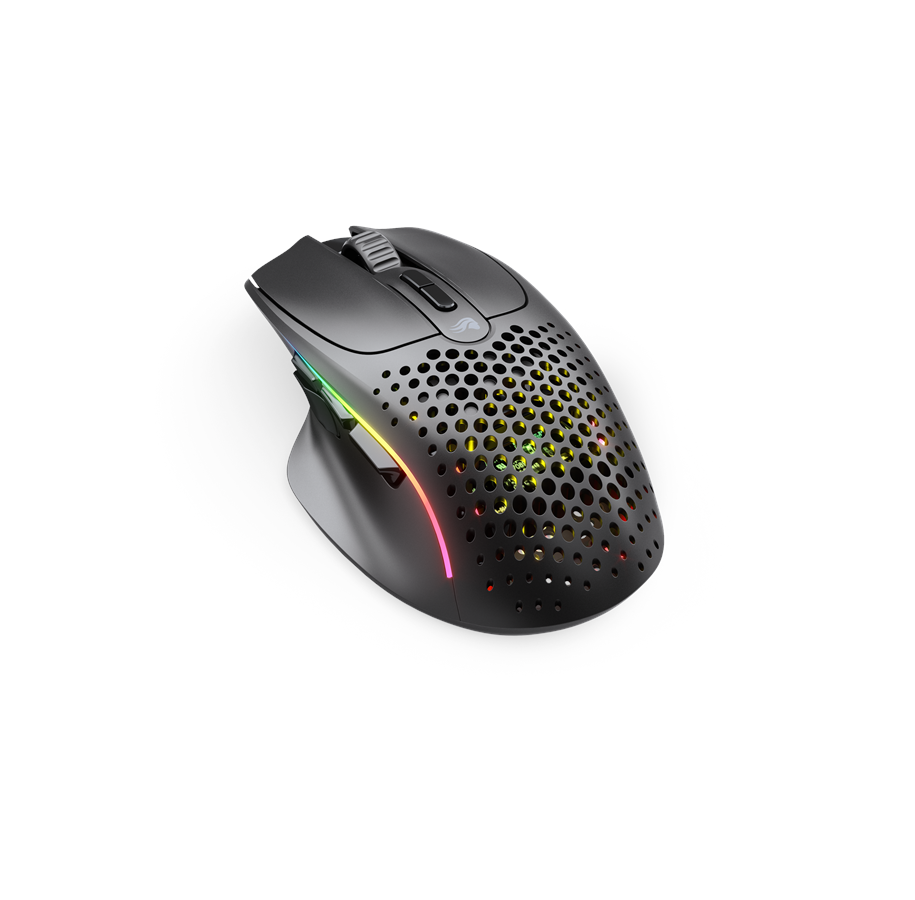 Maus - Glorious Model I 2 Wireless - Matte Black - Gaming Maus (Schwarz mit RGB) - GLO-MS-IWV2-MB