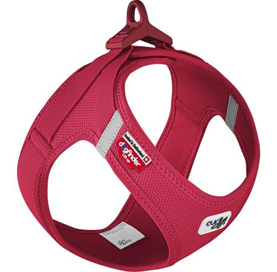 Hunde - Curli Vest Harness Clasp Air-Mesh - Red (S) - H82964
