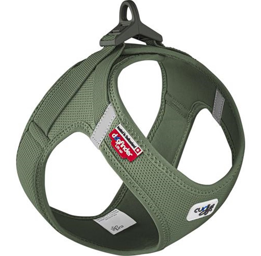 Hunde - Curli Vest Harness Clasp Air-Mesh - Moss (XXXS) - H82975