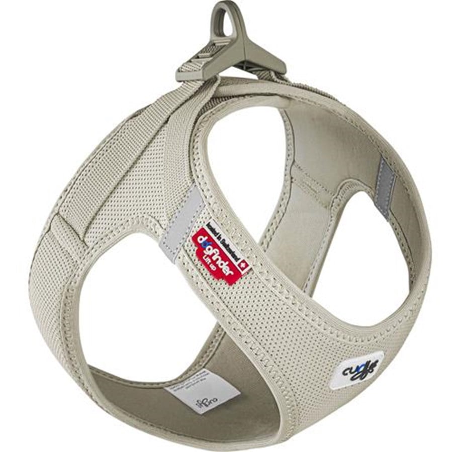 Hunde - Curli Vest Harness Clasp Air-Mesh - Light-Tan (XS) - H19014