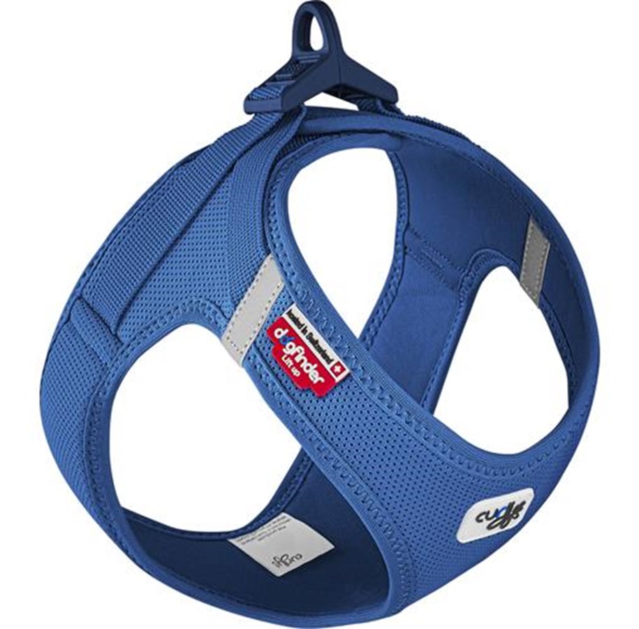 Hunde - Curli Vest Harness Clasp Air-Mesh - Blue (L) - H19024