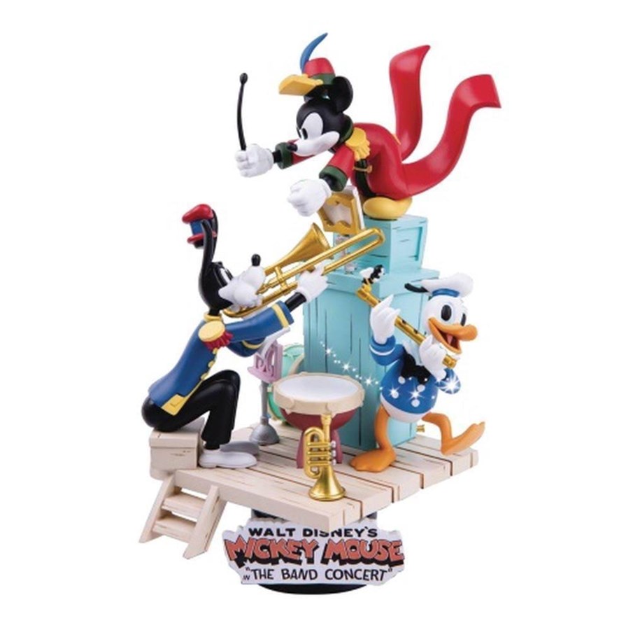 Merchandise - Beast Kingdom - Disney Mickey Mouse D-Stage 047 PVC Diorama The Band Concert - Figur - 4710586068238