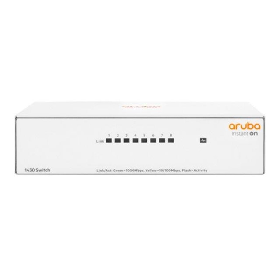 Switches - Hewlett Packard Enterprise Networking Instant On Switch 8-Port Gigabit 1430 - R8R45A#ABB