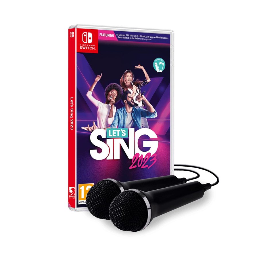 Spiele - Let's Sing 2023 + 2 Microphones - Nintendo Switch - Musik - PEGI 12 - 4020628639396