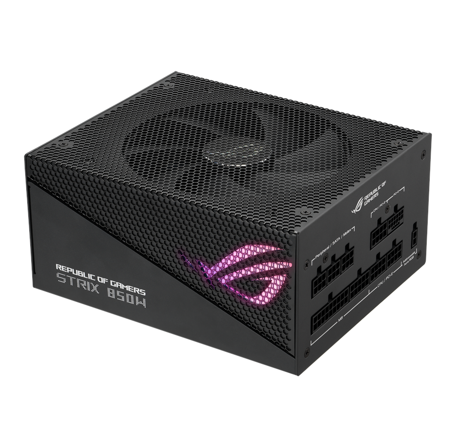 Netzteile - ASUS ROG STRIX Gold Aura Edition - 850W Netzteile - 850 Watt - 135 mm - ATX 3.0 - 80 Plus Gold zertifiziert - 90YE00P2-B0NA00