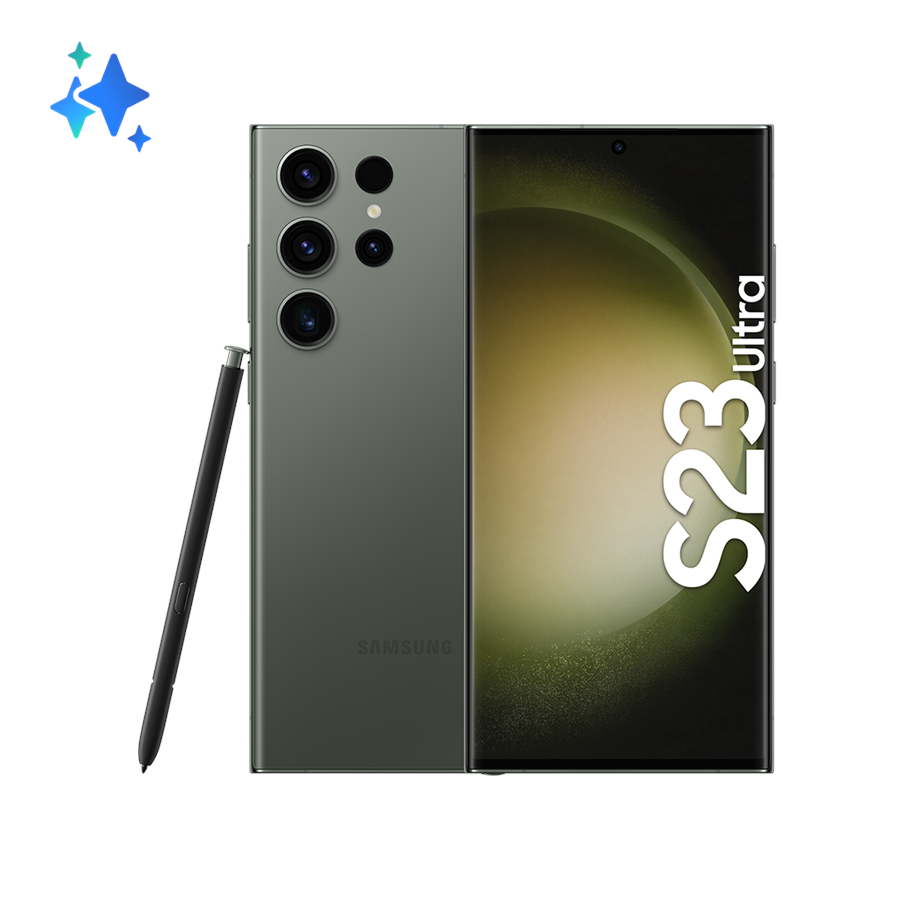 Handys & Smartphones - Samsung Galaxy S23 Ultra 5G 256GB/8GB - Green - SM-S918BZGDEUB