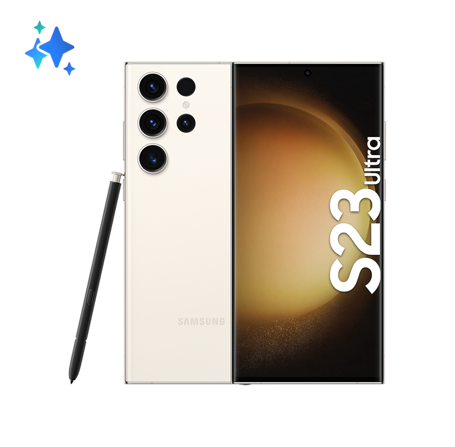 Handys & Smartphones - Samsung Galaxy S23 Ultra 5G 256GB/8GB - Cream - SM-S918BZEDEUB