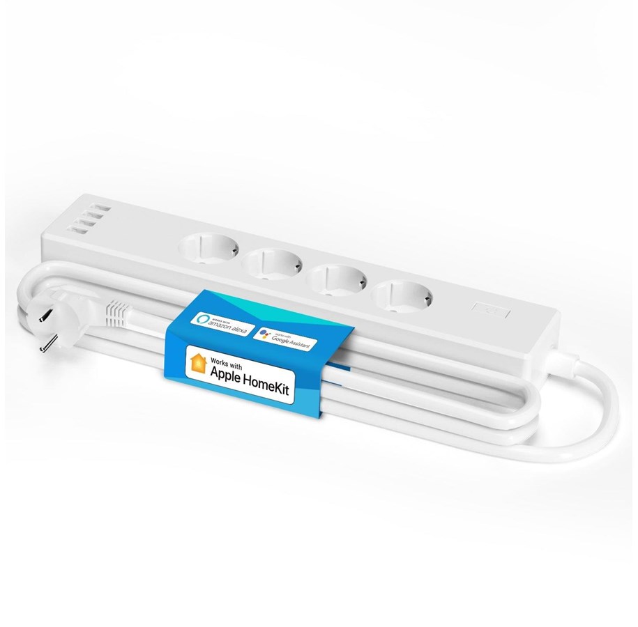 Smart-Home - Meross Smart Power Strip 4 AC 4 USB MSS425FHK EU/FR - MSS425F