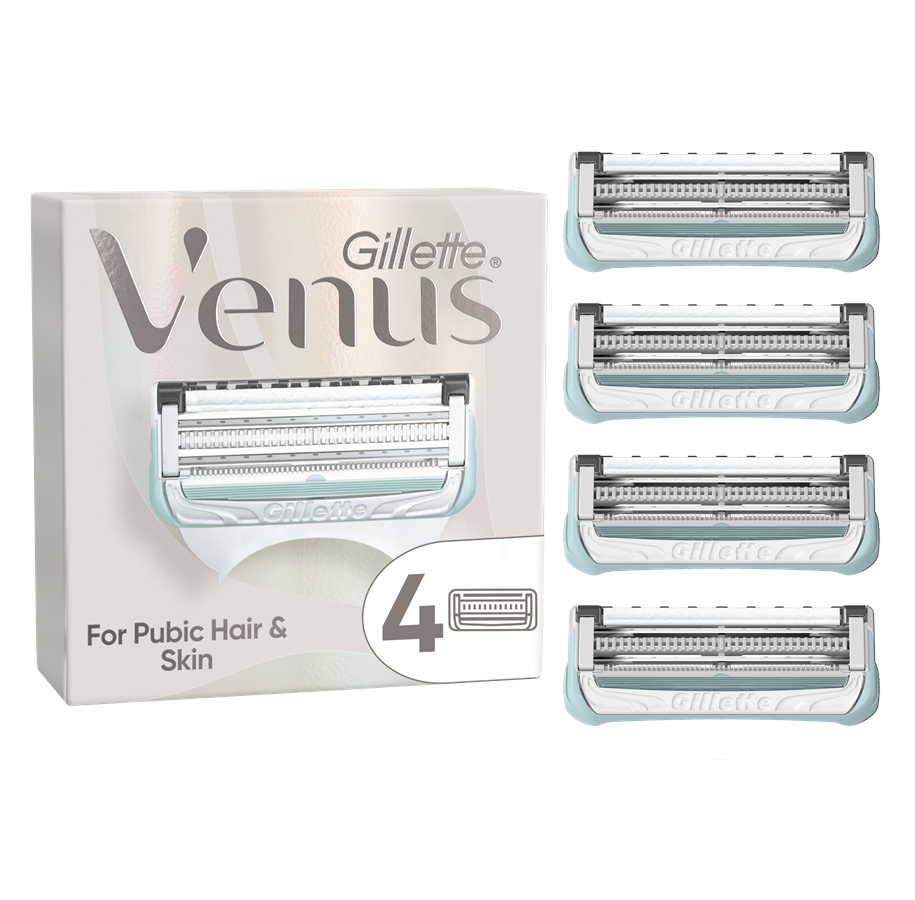 Rasierausstattung - Gillette-Venus Pubic Hair & Skin 4 pcs - 7702018574254