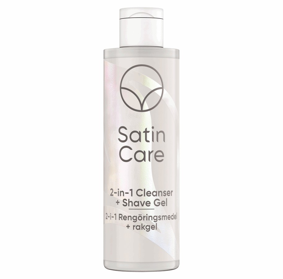 Rasierapparate - Satin Care Zubehör Cleanser + Shave Gel 190ml - 7702018617586