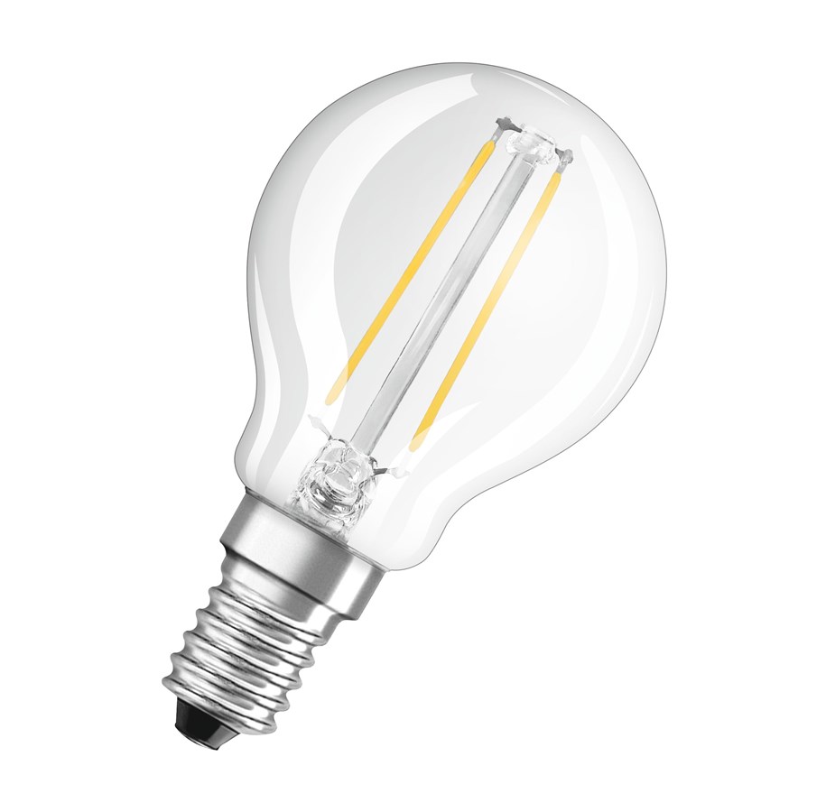 LED-Birnen - Osram LED-Lampe Mini-ball 2.5W/840 (25W) Clear E14 - 4058075434103