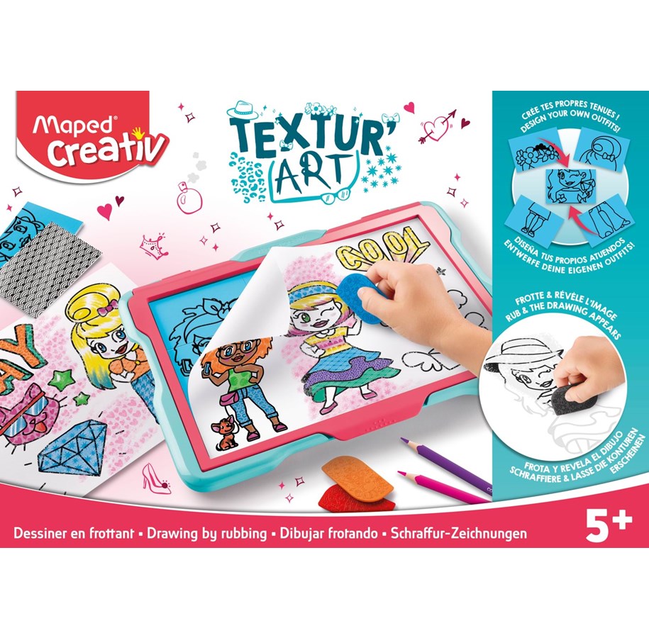 Utensilien zum Schreiben und Zeichnen - Maped Creativ Textur'Art Fashion - 907046