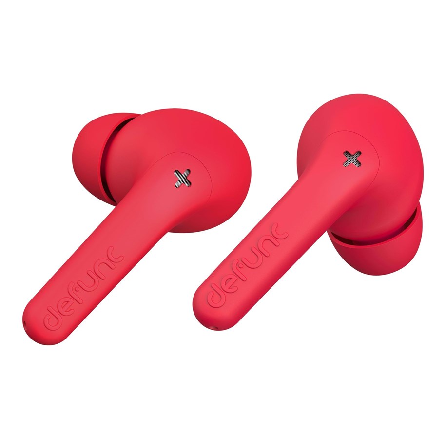 Kopfhörer/Headsets - defunc TRUE AUDIO Wireless BT Earbuds Red - D4323