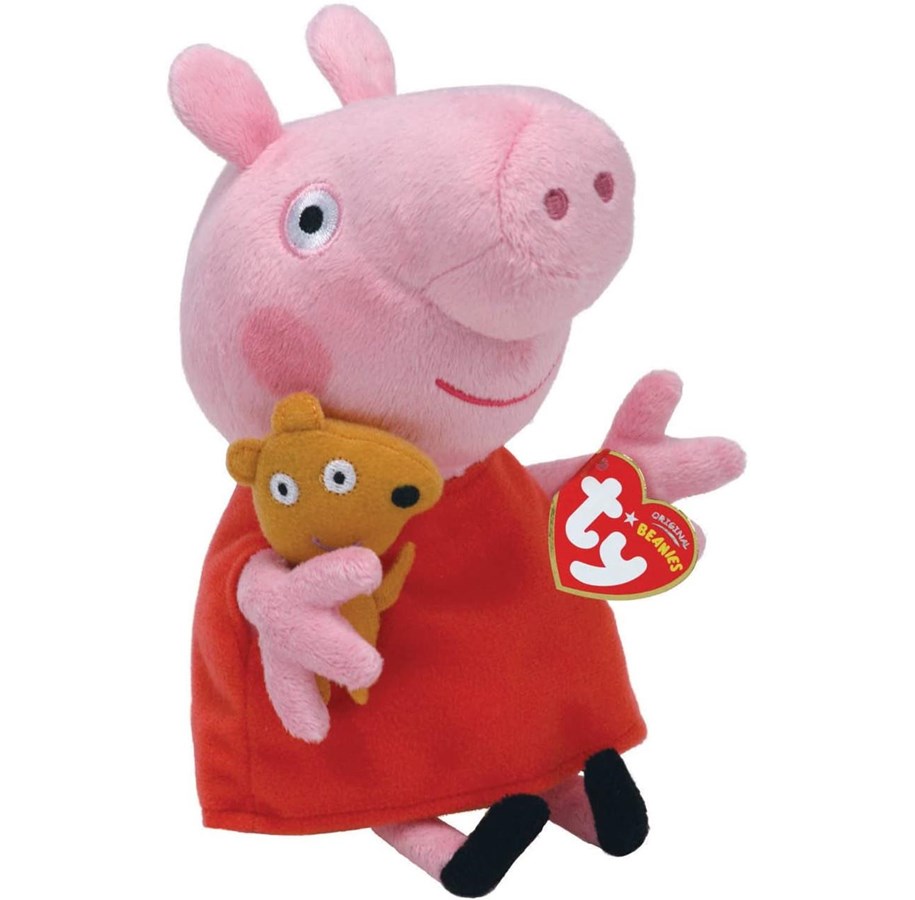 Puppen & Zubehör - Ty Peppa Pig Peppa 15 cm - 0008421461288