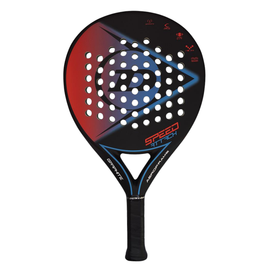 Sport & Fitness - Dunlop Padel Racket Speed Attack NH - DU325871IONE SIZE