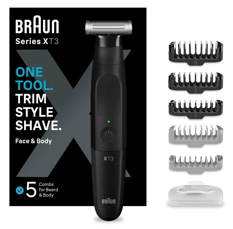 Haarschneidegeräte - Braun Body trimmer Styler XT3200 Black - 7500435206334