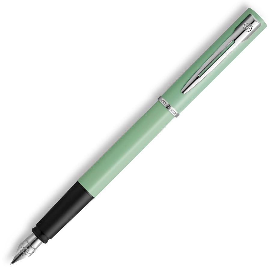 Utensilien zum Schreiben und Zeichnen - Waterman Allure Füller | Pastell-Mint Green | Füllfederhalter mit feiner Feder | Blaue Tinte | Geschenkbox - 2105302