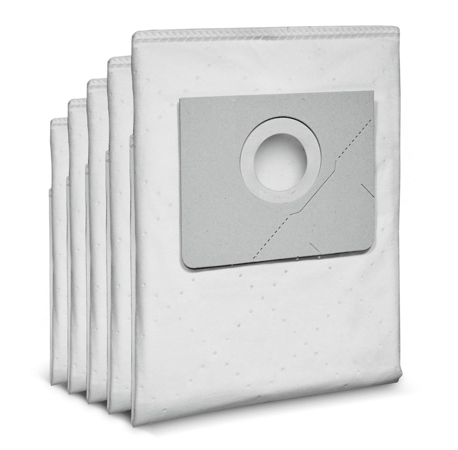 Staubsaugerbeutel - Kärcher Fleece filter bags 5 x NT 20/1 NT 35/1 NT 38/1 - 6.907-479.0