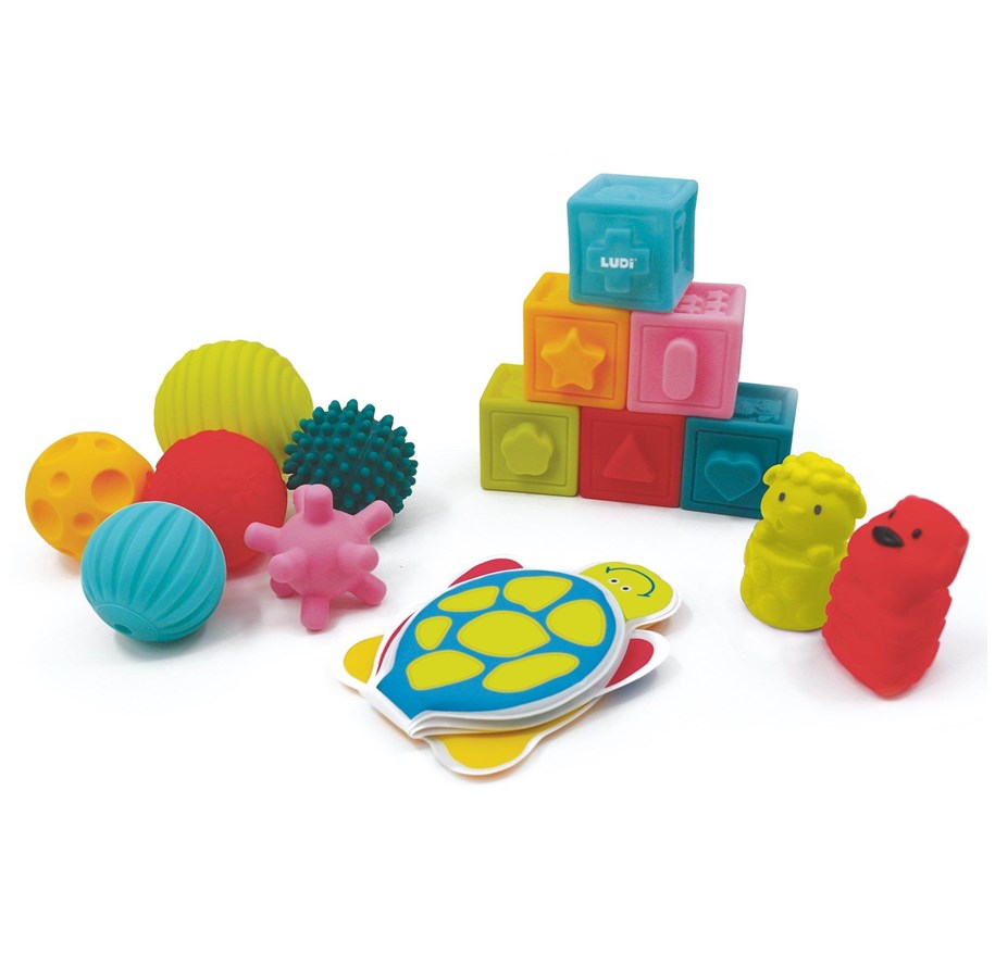 Baby Spielzeug - LUDI Baby Sensory awakening set - 30054