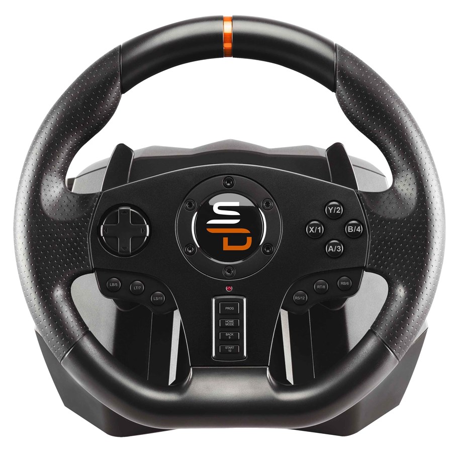 Gaming Zubehör - Subsonic Superdrive SV 710 Steering Wheel - Wired Sim Racing Komplettset - PC - SA5595-PC