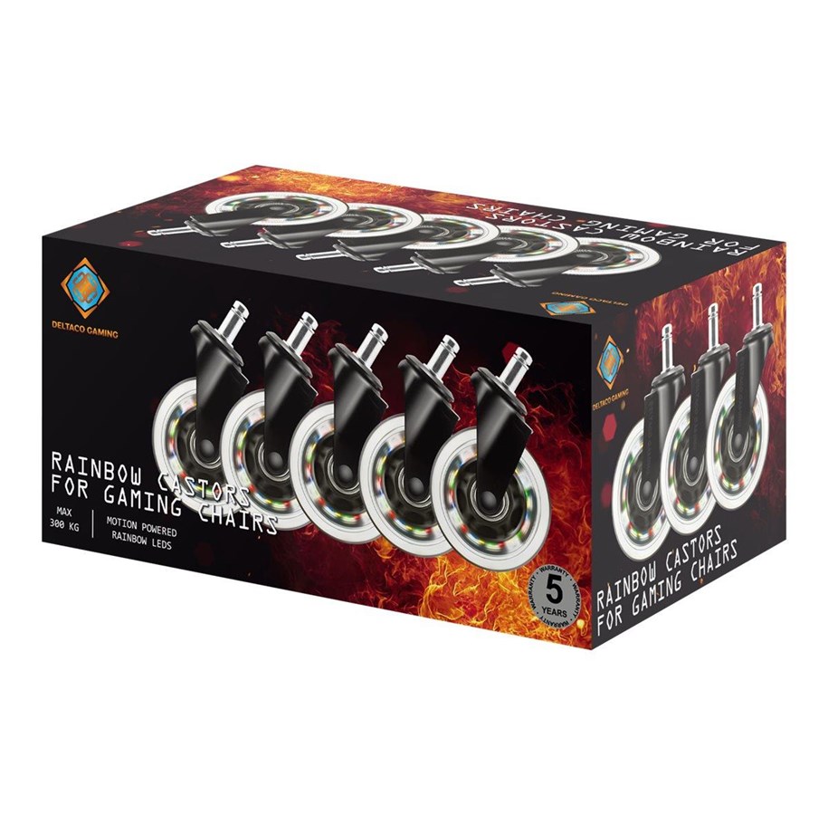 Gaming Stühle - Deltaco GAMING - caster (pack of 5) - GAM-141