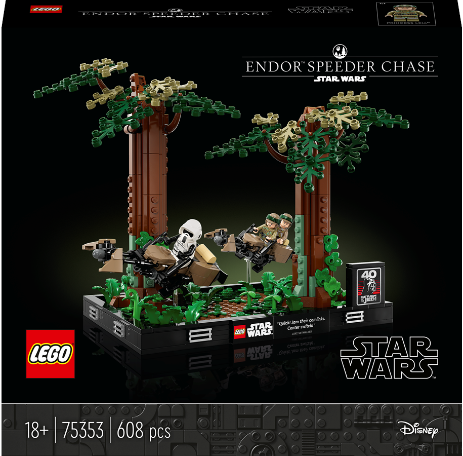 LEGO®  - LEGO Star Wars 75353 Verfolgungsjagd auf Endor™ – Diorama - 75353
