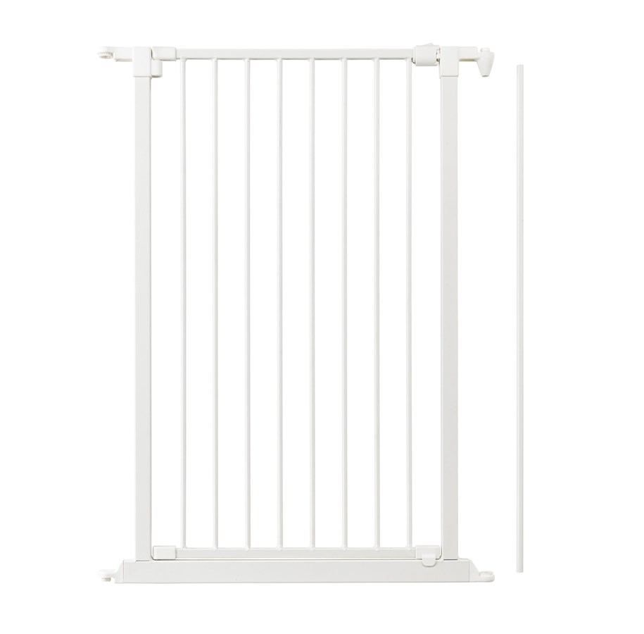 Hunde - BabyDan Pet Flex Section with Door Extra Tall Dog Gate White - 500970