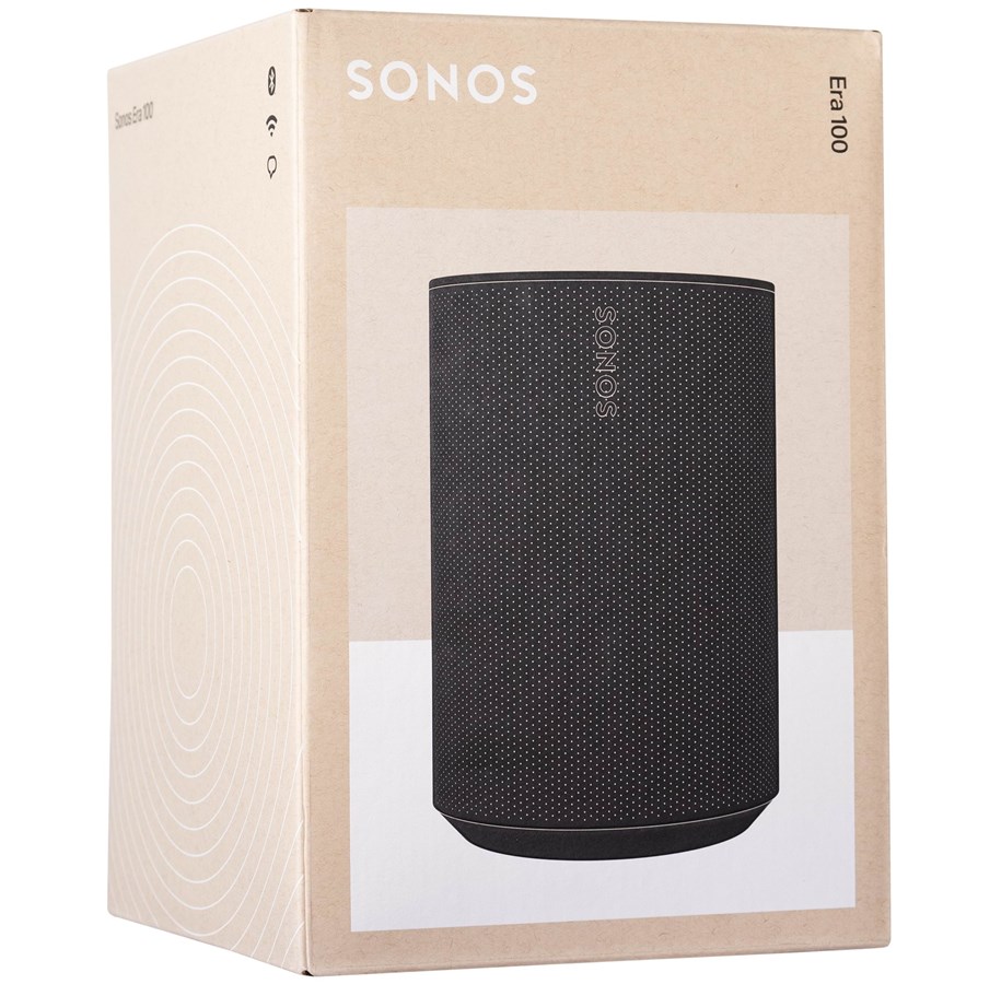 Drahtlose und Multiroom-Lautsprecher - Sonos Era 100 Wireless speaker - Black - E10G1EU1BLK