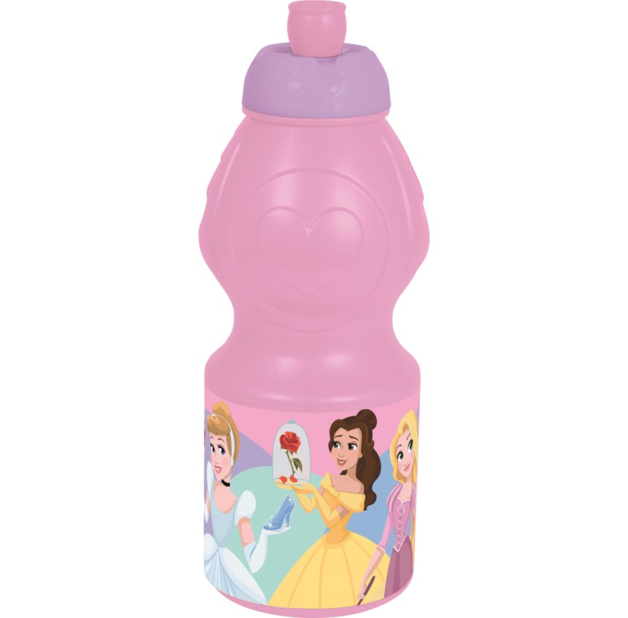 Schul-Zubehör - Euromic DISNEY PRINCESS sports water bottle 400ml - 088808719-51232