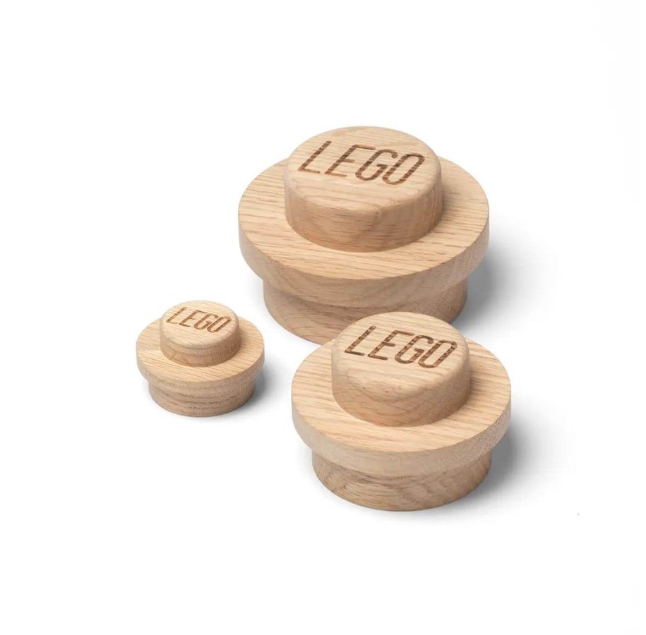 Kinderzimmer - LEGO 1x1 Wooden wall hanger set (set of 3) - 40160900