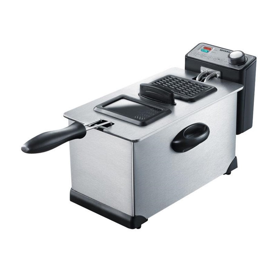Fritteusen - SEVERIN FR 2431 - deep fryer - brushed stainless steel - FR2431